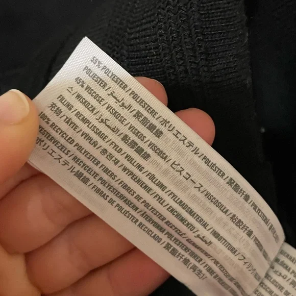 Men’s Abercrombie & Fitch Suede Bomber Jacket Black Size XS - Picture 3 of 3